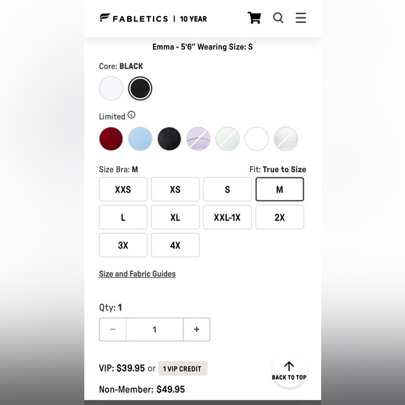 LIKE NEW! Fabletics All Day Every Day Sports Bra 🖤 - Picture 5 of 9